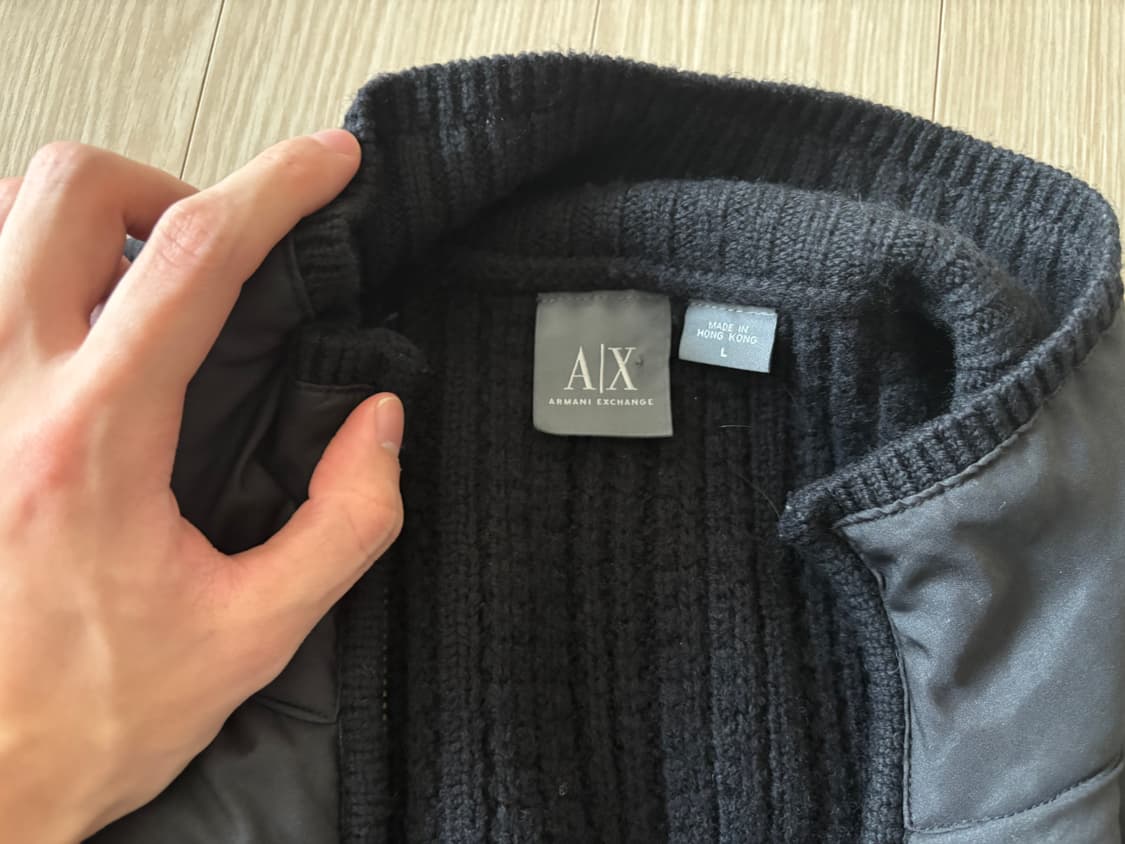 알마니 니트집업 상품이미지2