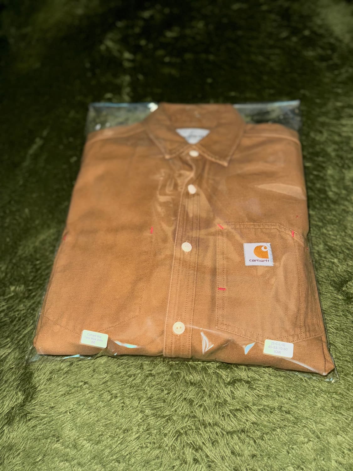 [M] 칼하트 WIP TONY 워크 셔츠 탄 브라운 상품이미지10