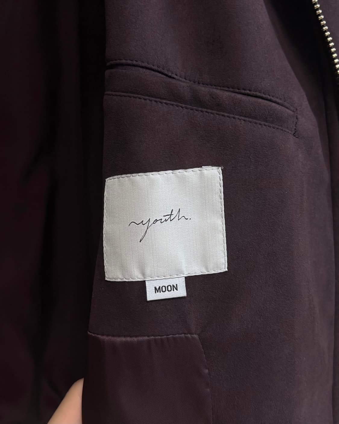 [M]유스 폭스 스웨이드 자켓 퍼플 상품이미지7