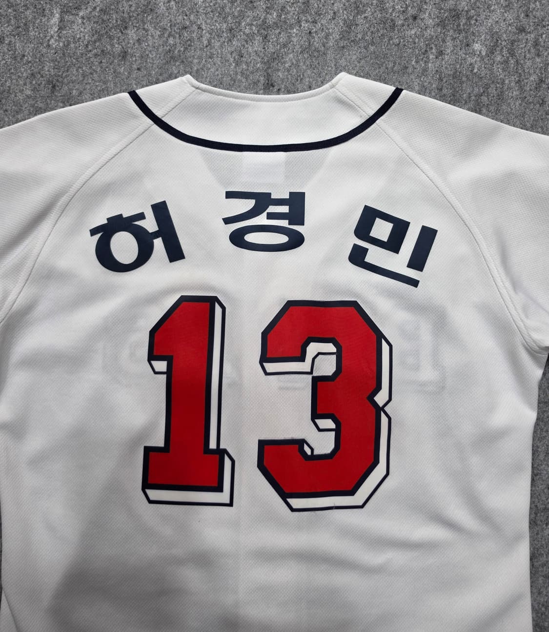 네포스 두산 베어스 허경민 패치 마킹 야구 유니폼 반팔져지 90 상품이미지4