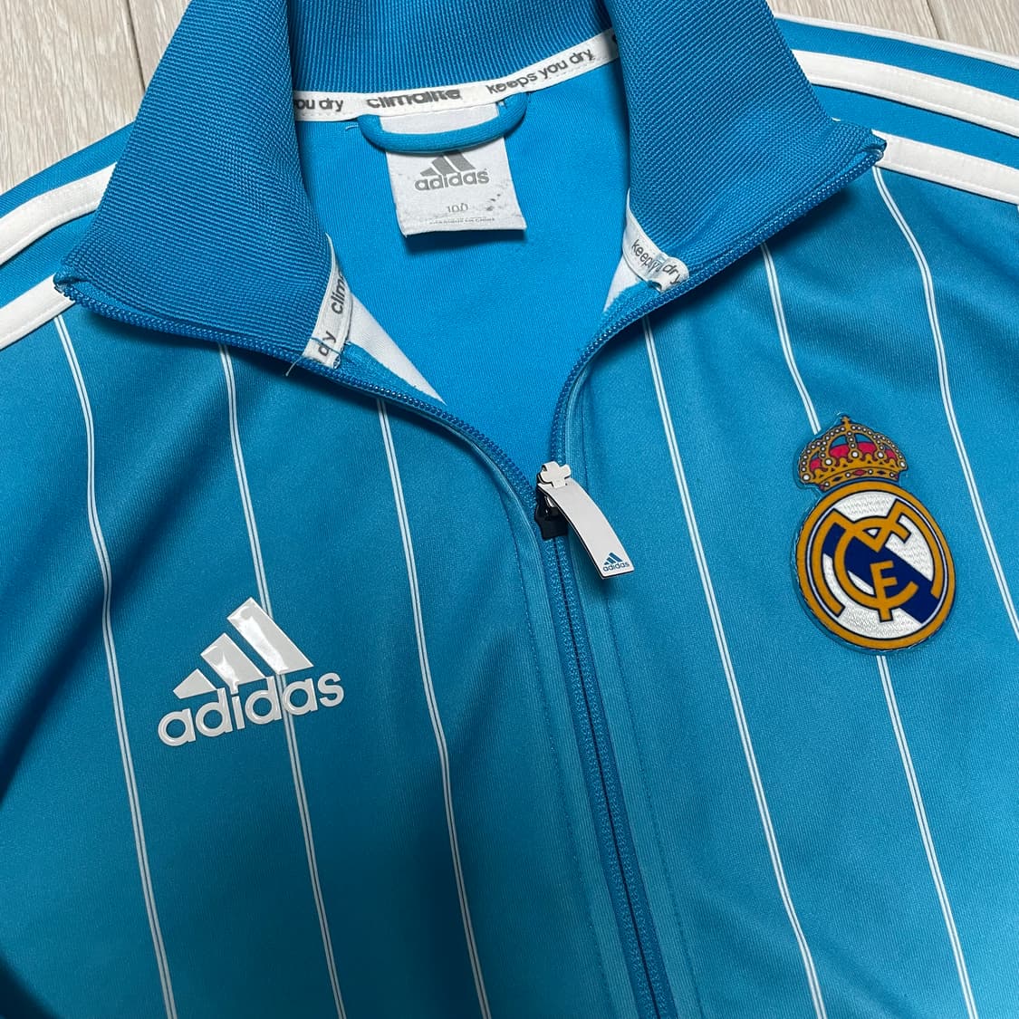 95 Y2K 아디다스x레알마드리드 삼선 져지 상품이미지3