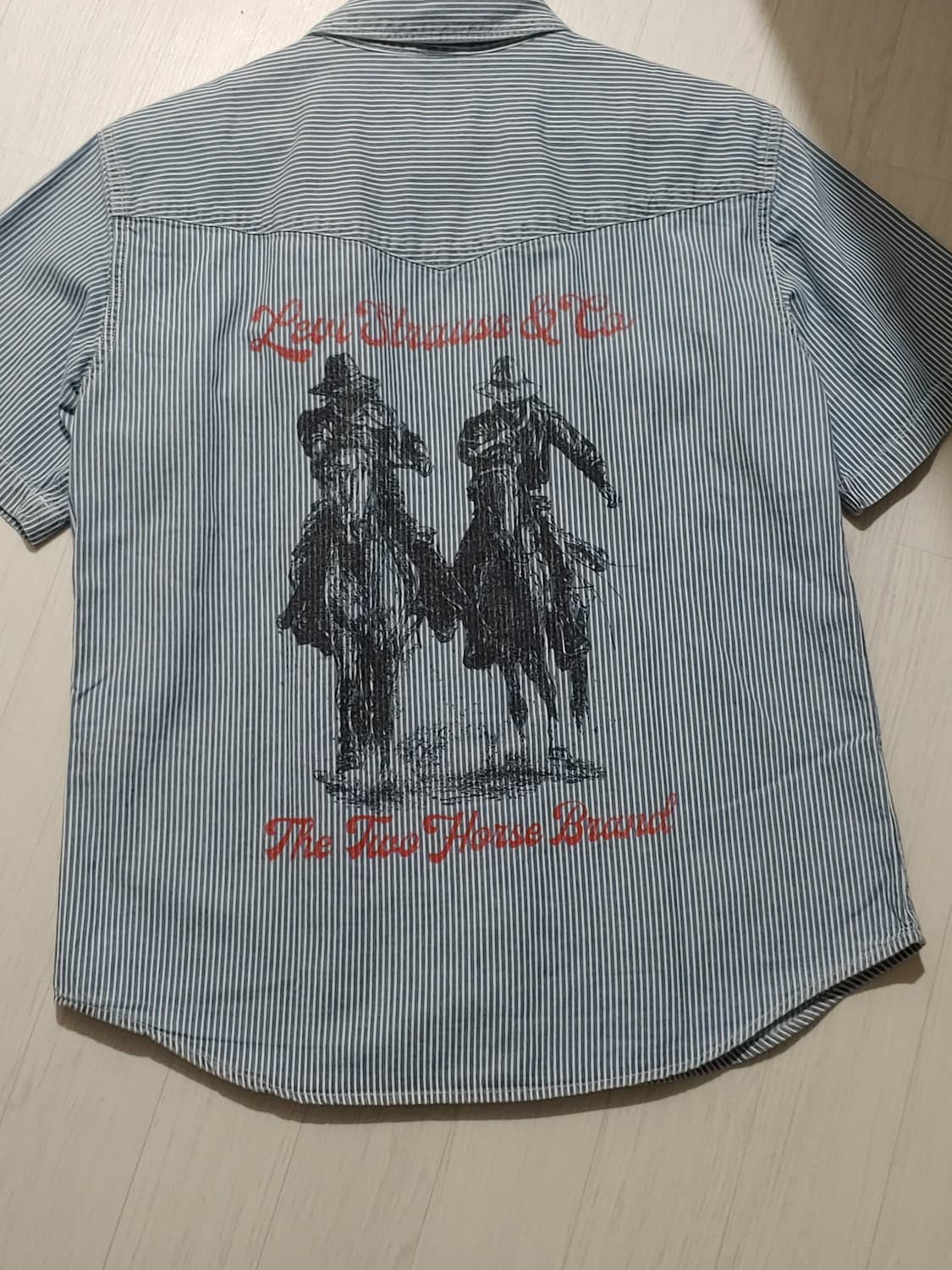 리바이스 웨스턴 반팔 셔츠 상품이미지4