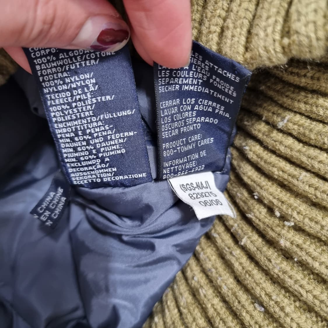 2006 타미힐피거 빅사이즈 코듀로이 자켓  상품이미지8