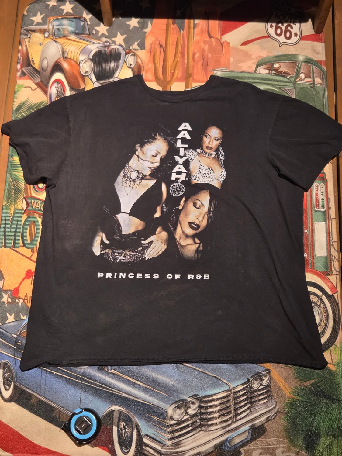 알리야 R&B 가수 기념 티셔츠 상품이미지1