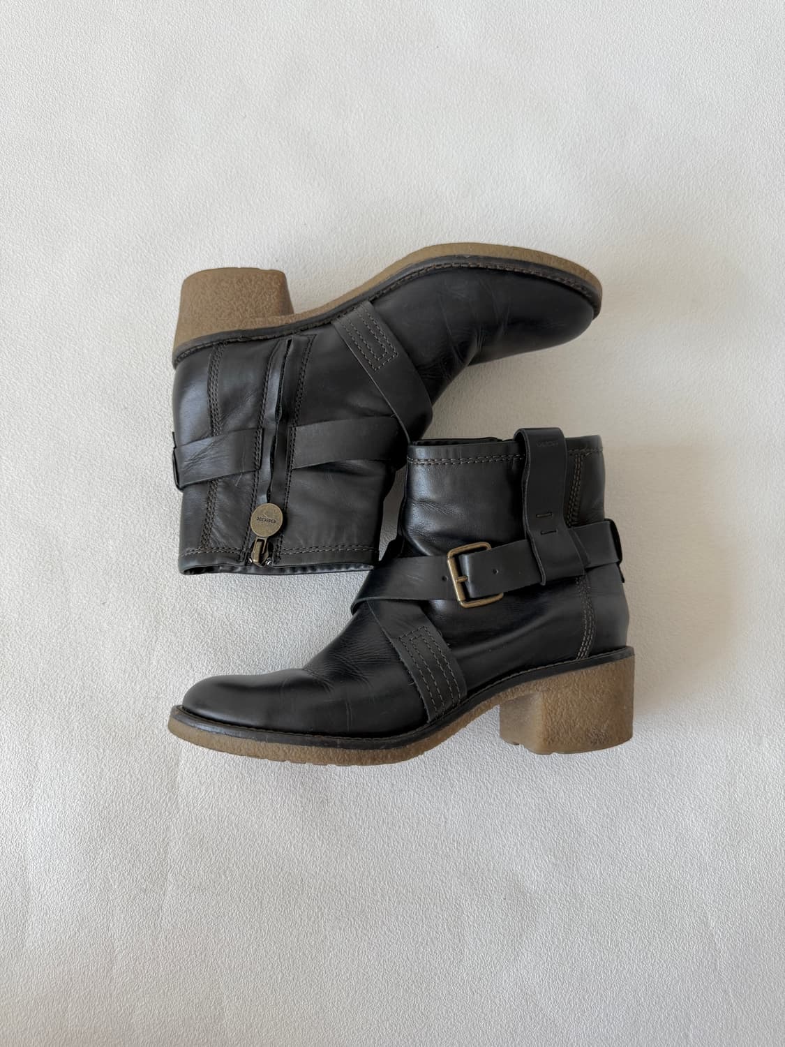 [EU38]제옥스(GEOX) 이탈리안 레더 벨크로 부츠 상품이미지2