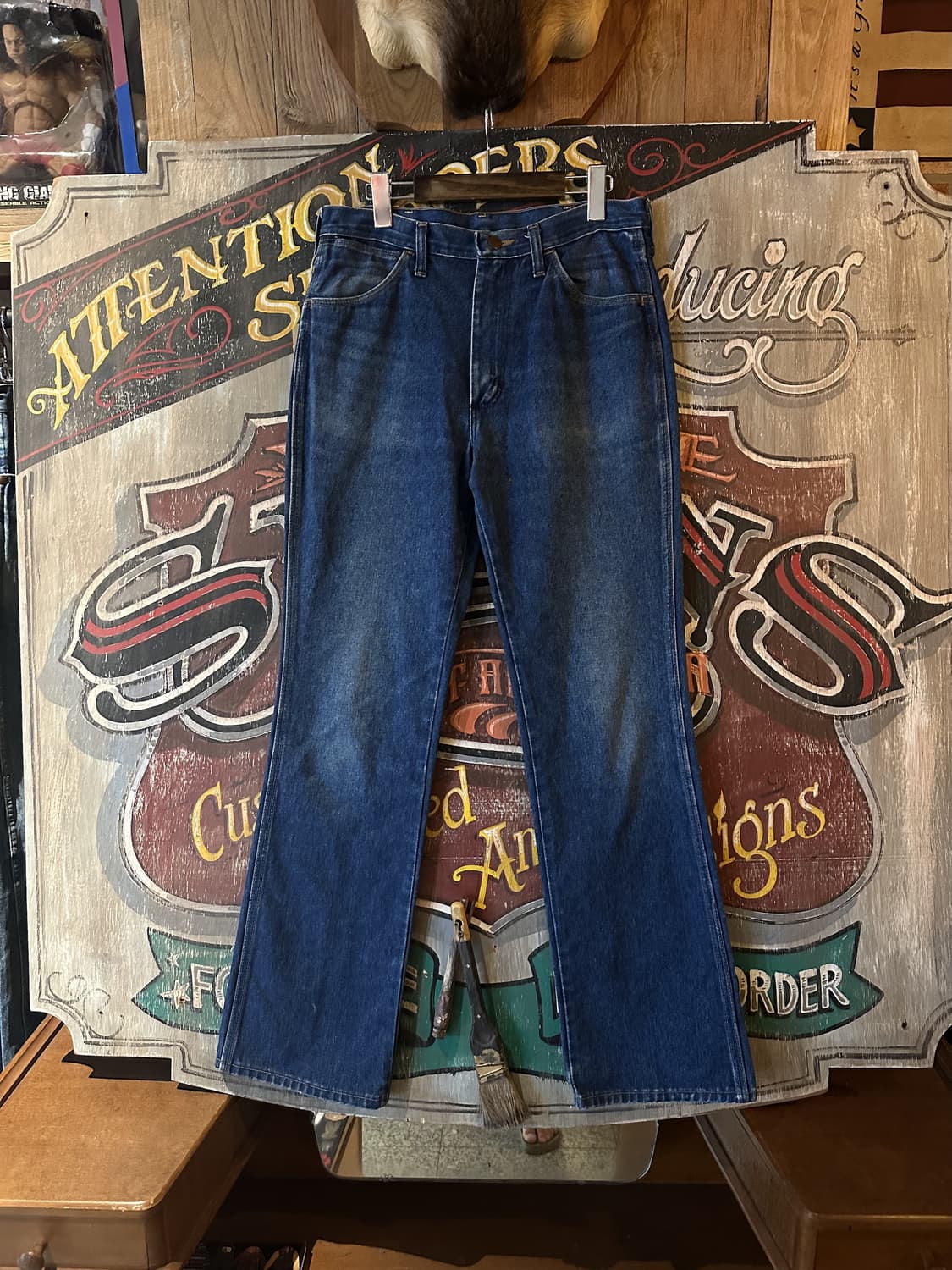 70s Vintage Wrangler Boots Denim Pants 상품이미지2