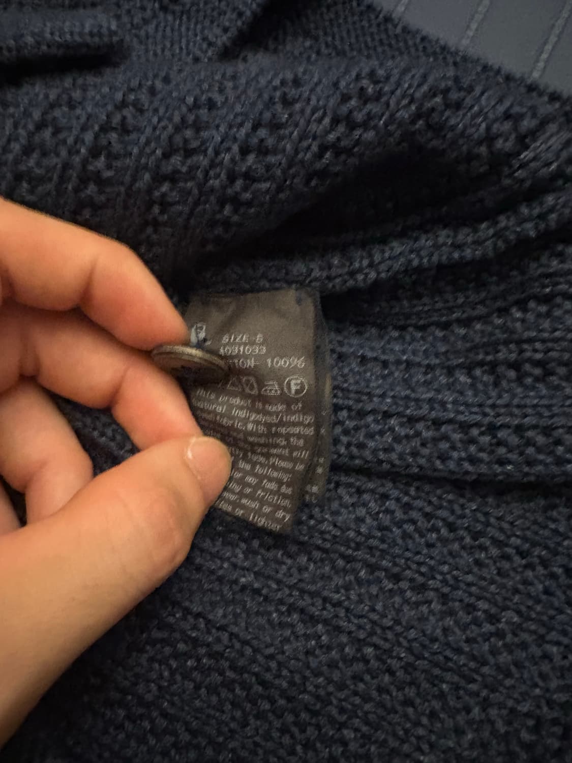 45rpm(45r) 인디고 니트 가디건  상품이미지3