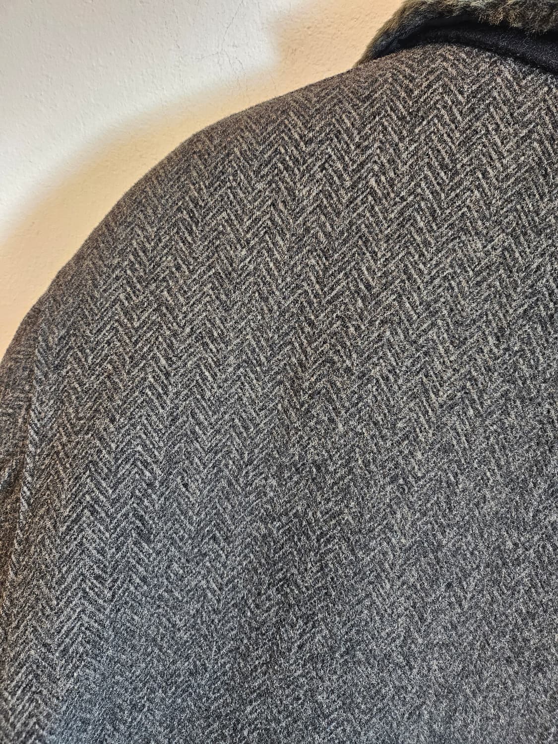 YSL 입생로랑 헤링본 모직코트 105 XL 새제품급 상품이미지4