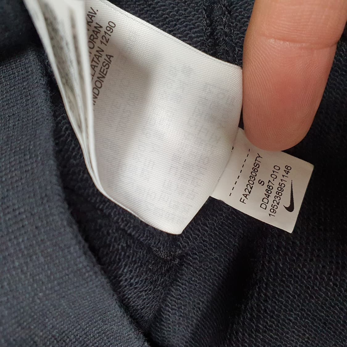 ✨ (바배) 나이키 멀티 로고 블랙 후드티  상품이미지5