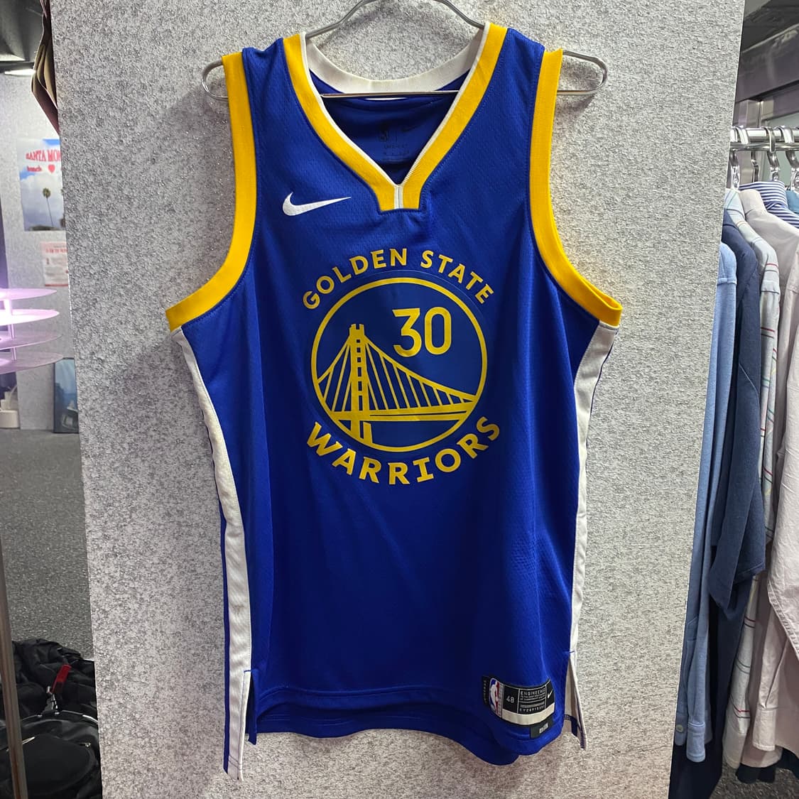 나이키 골든스테이트 워리어스 커리 NBA 유니폼 B4116 상품이미지2