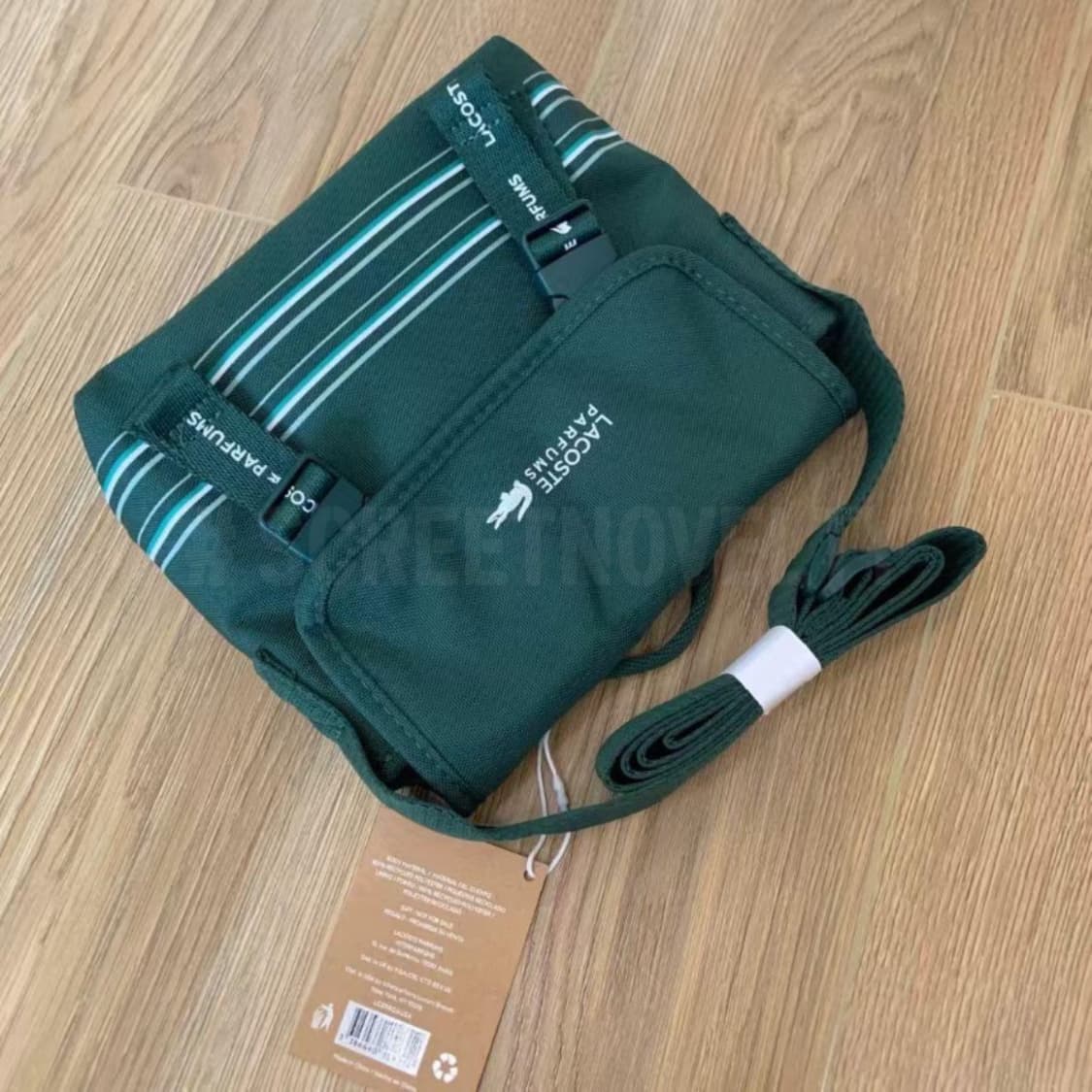  라코스테 퍼퓸 크로스바디백 메신저백 그린 상품이미지2