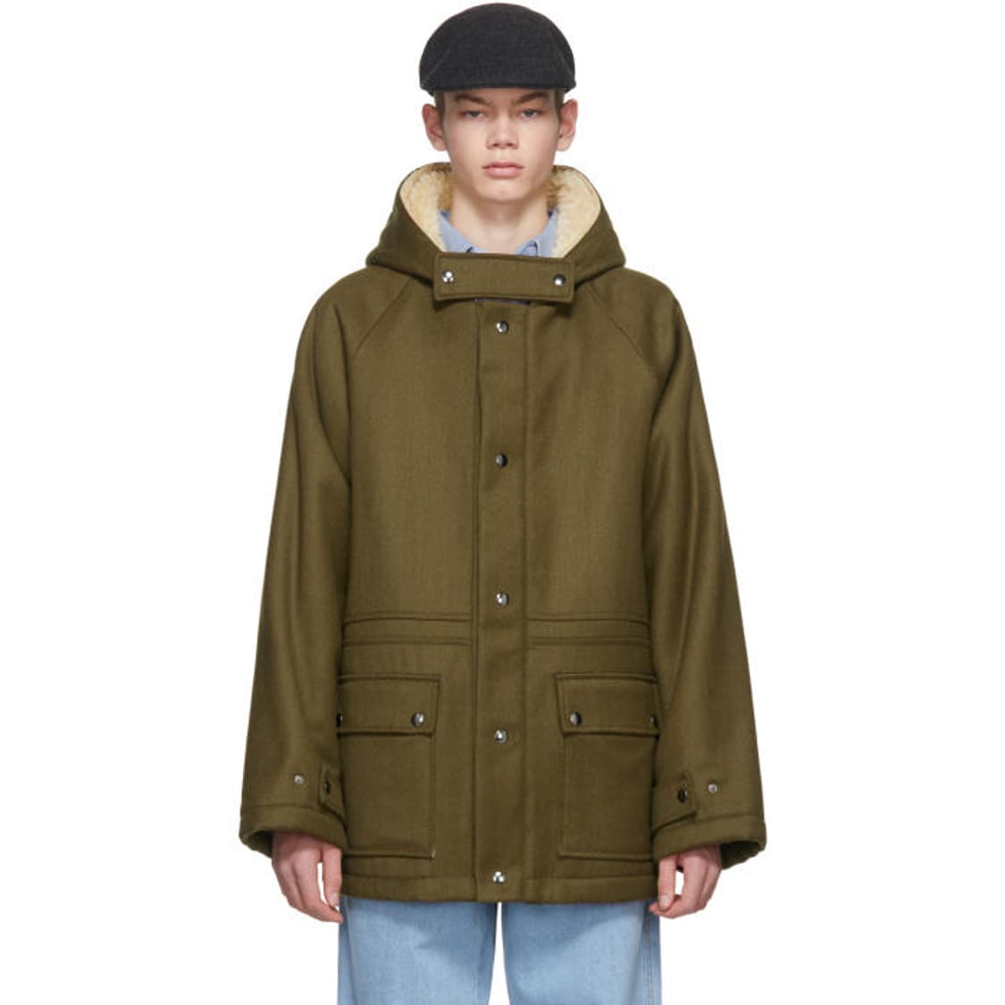 고샤 루브친스키 후드 더플 코트 상품이미지9