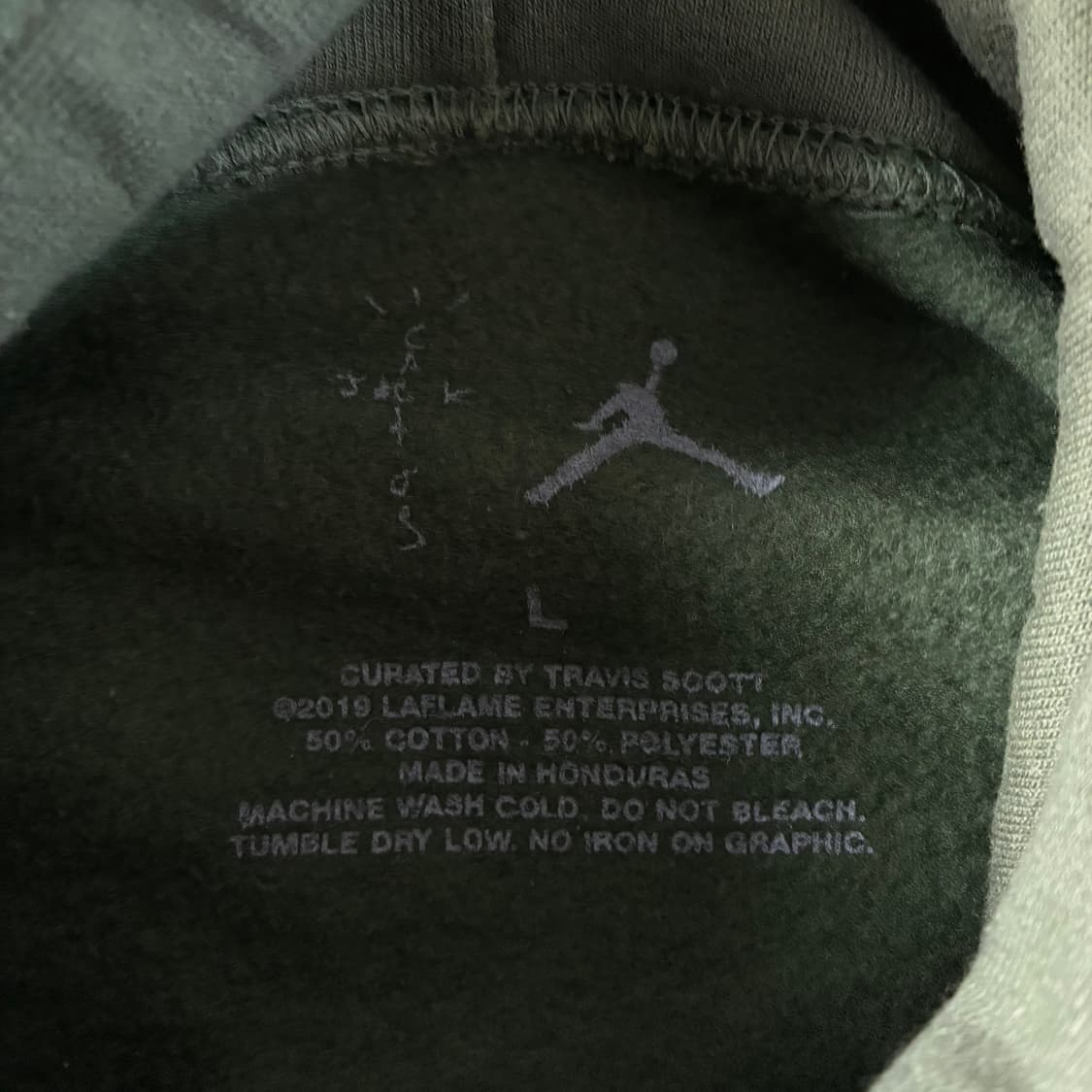 Nike x scott  나이키 x 트래비스스캇 역스우시 올리브 후드티  상품이미지6