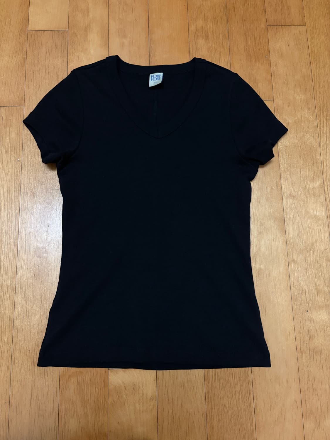 Floreflore jill baby tee black xs 상품이미지3