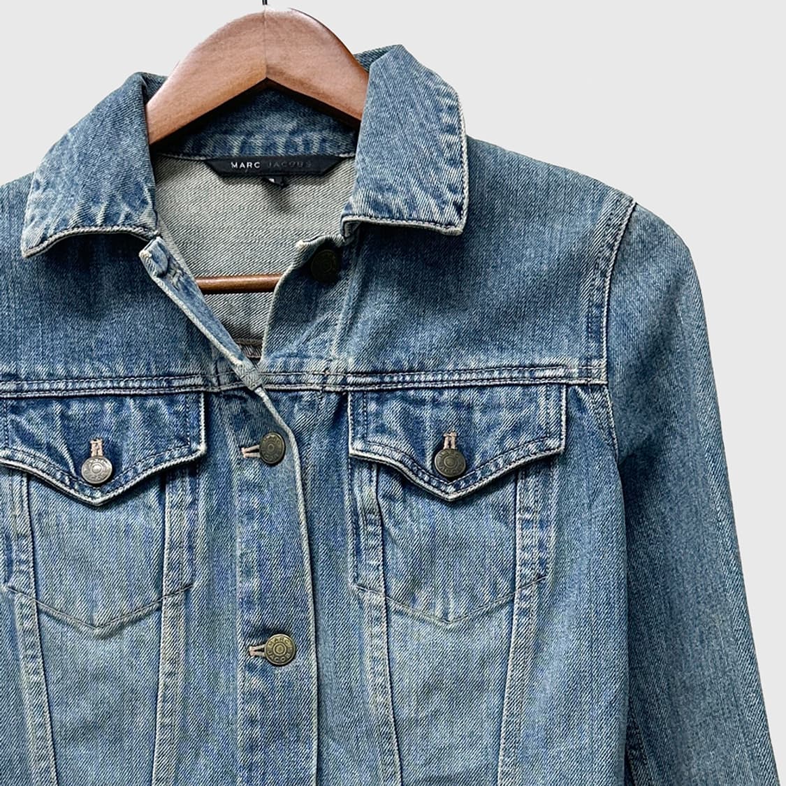 마크 제이콥스 데님 자켓 청자켓 트러커 블루 여성 2 상품이미지2