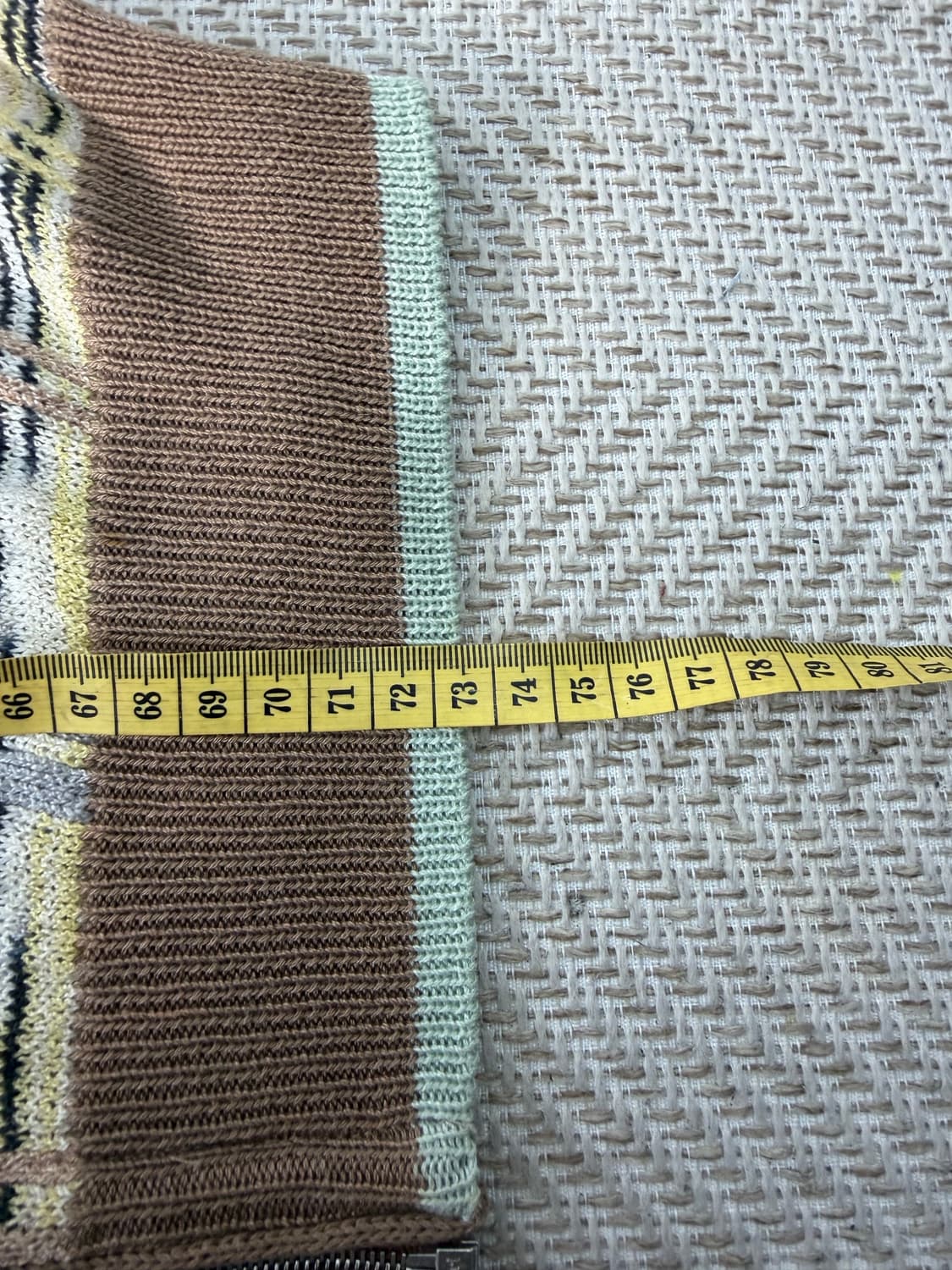 정품) 미쏘니 남성 스트라이프 집업 자켓 50(100-105) 상품이미지8