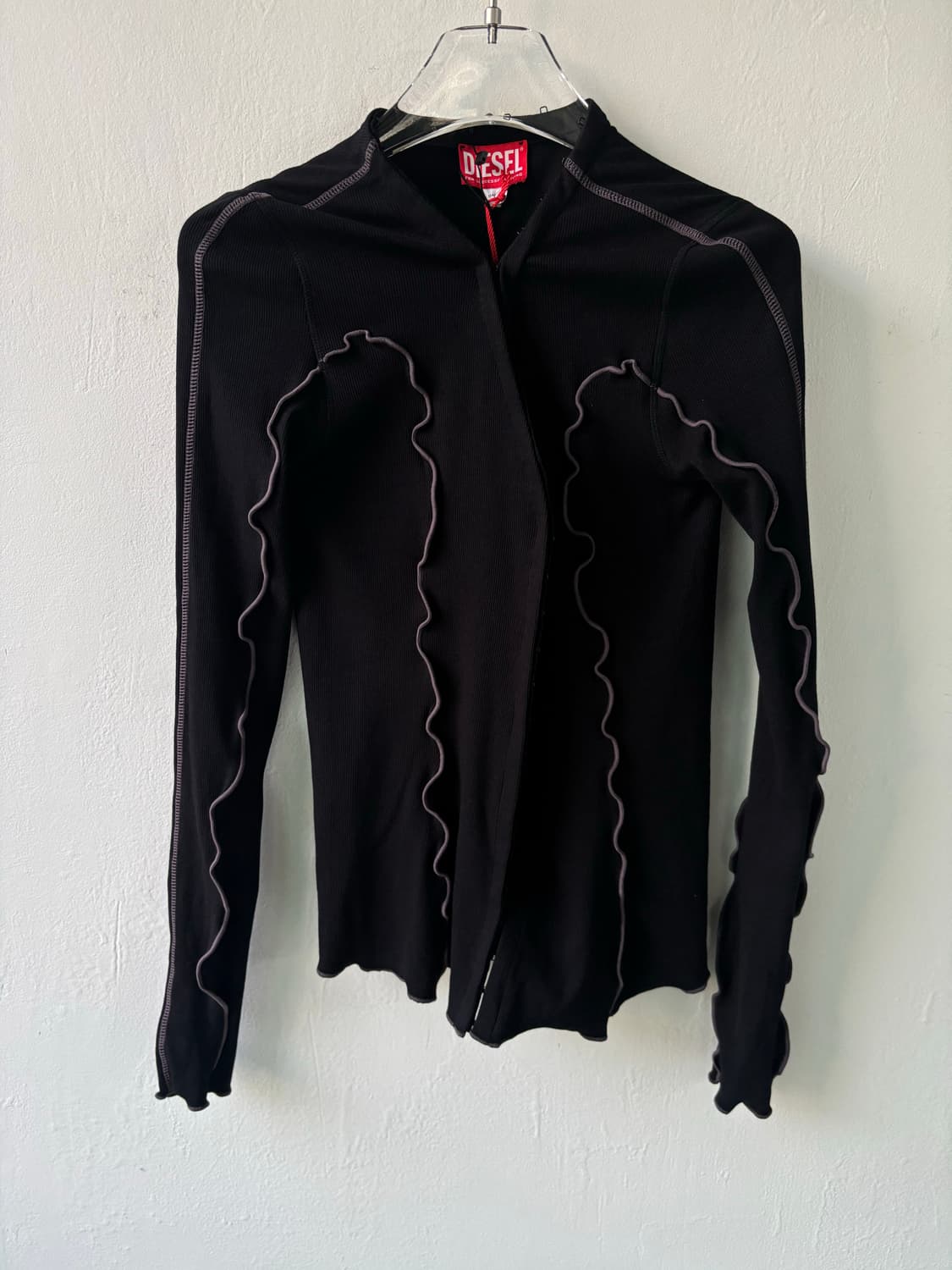 디젤 웨이브 심 후크 가디건 상품이미지7