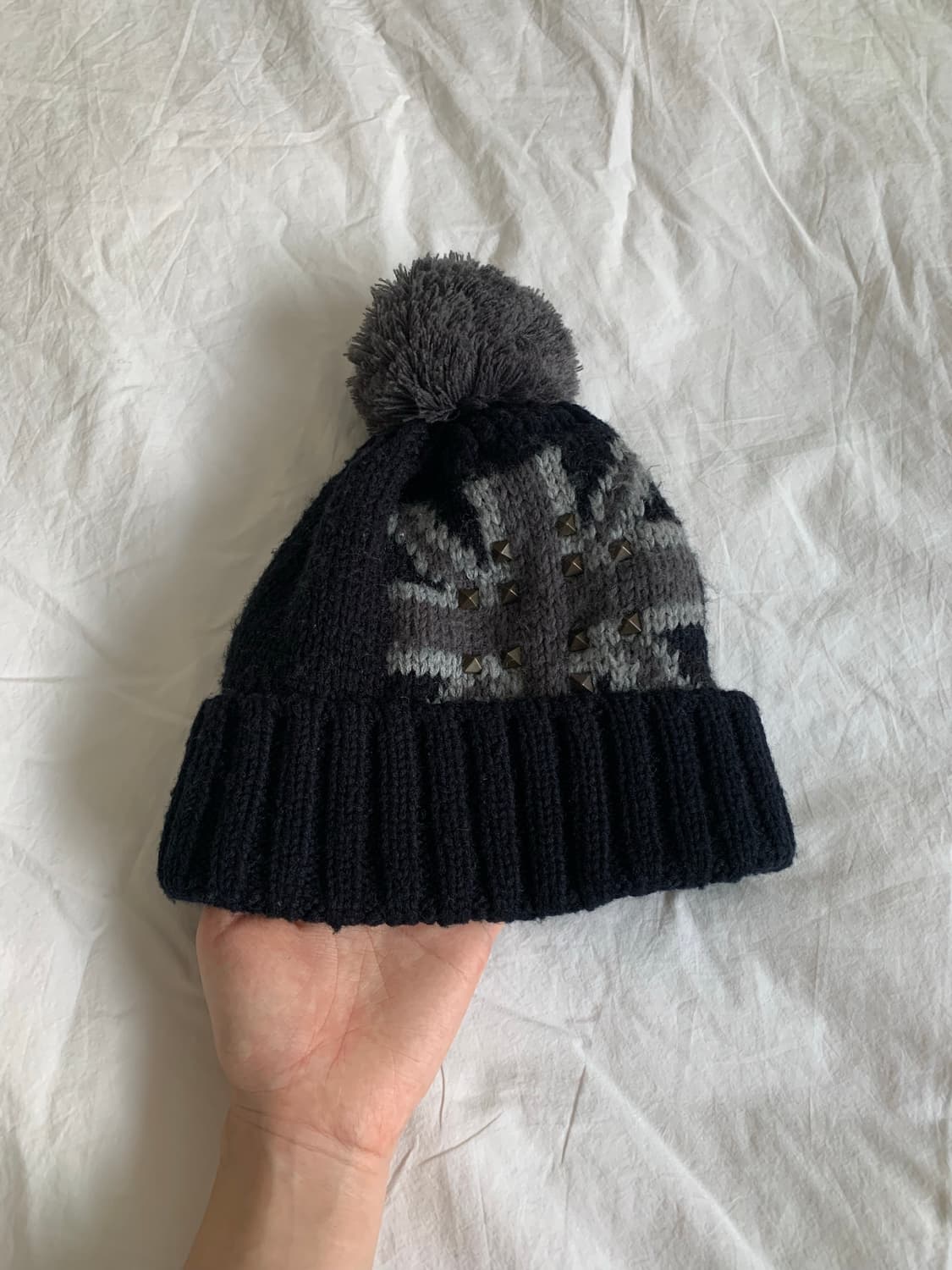 블랙 방울 비니 상품이미지4