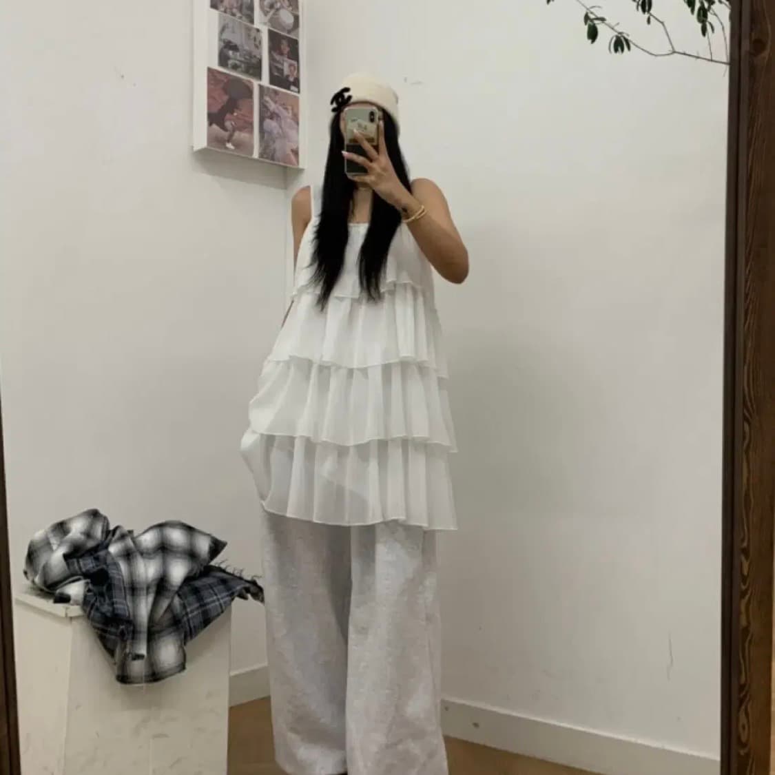 벨201_브리즈 캉캉 원피스(화이트) 상품이미지3