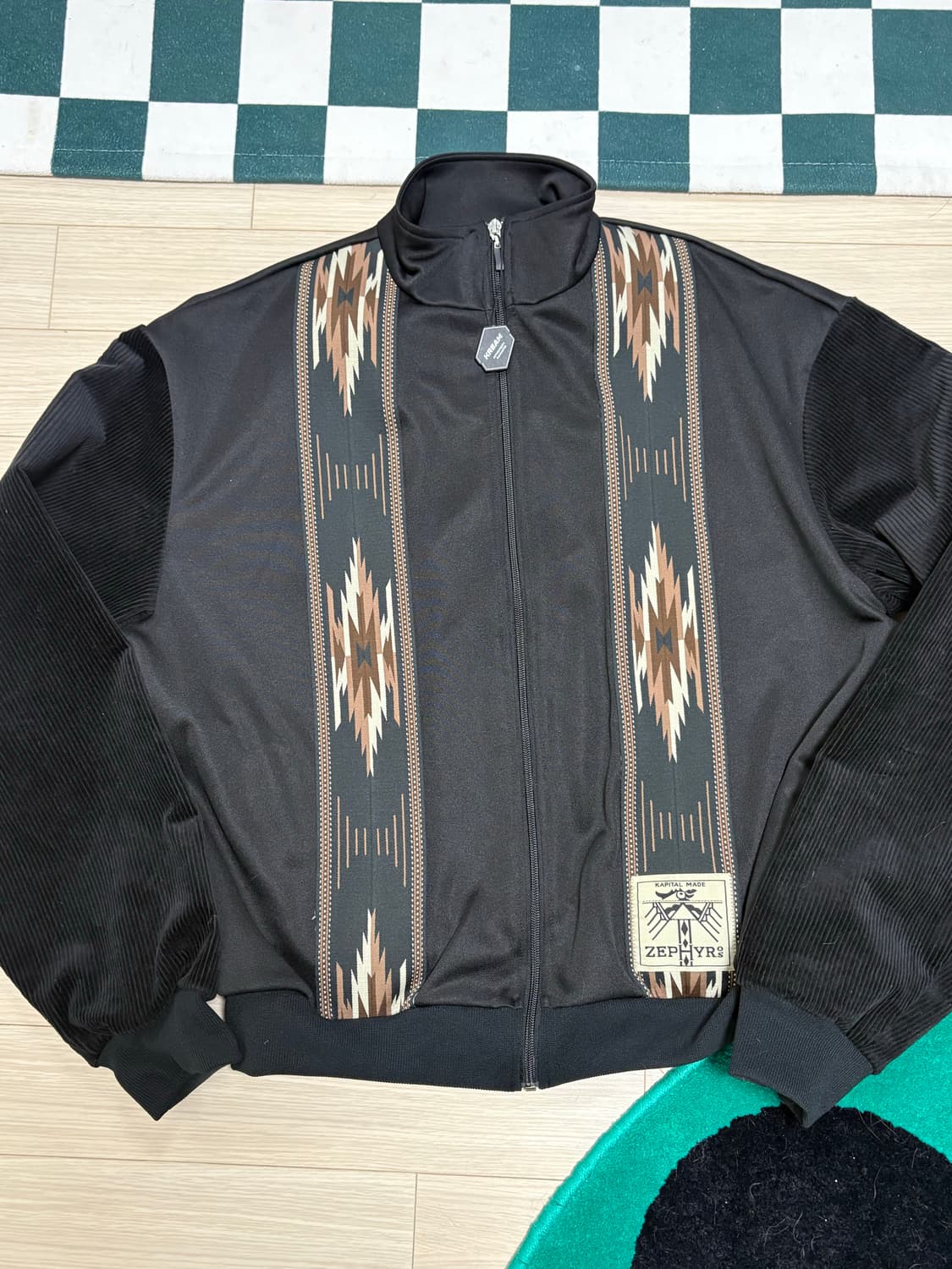 캐피탈 스무스 저지 코치 & 제피르 트랙 자켓 블랙 4사이즈 상품이미지3