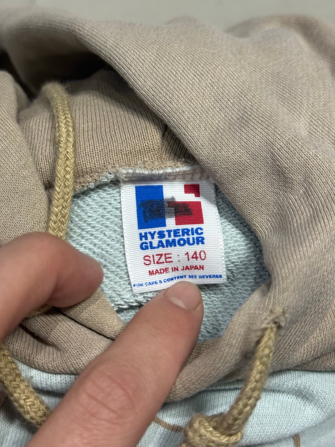 히스테릭 글래머 아카이브 라글란 후드티  상품이미지4