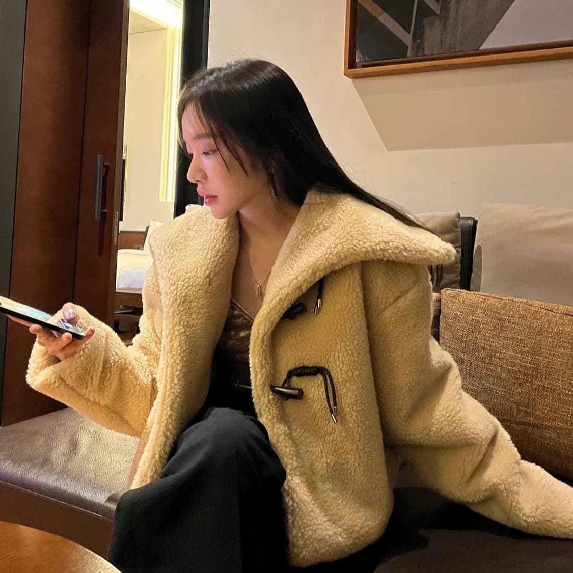 헤더먼트 울 시어링 자켓 상품이미지5