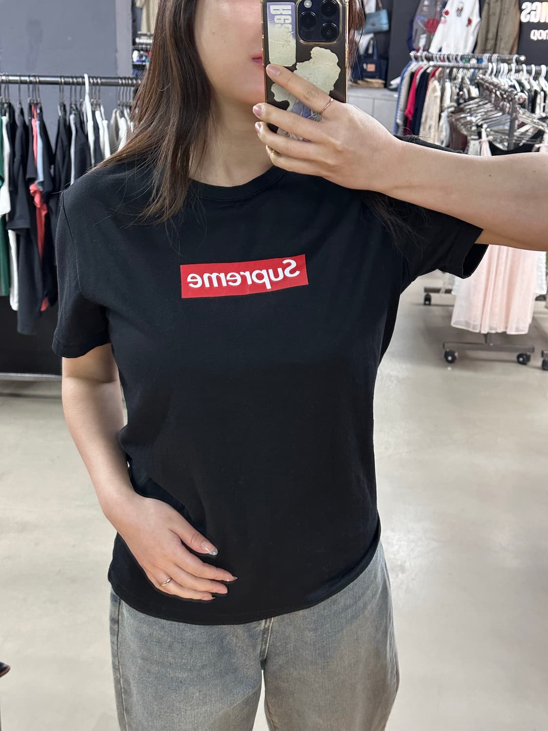 슈프림 박스로고 반팔 상품이미지2