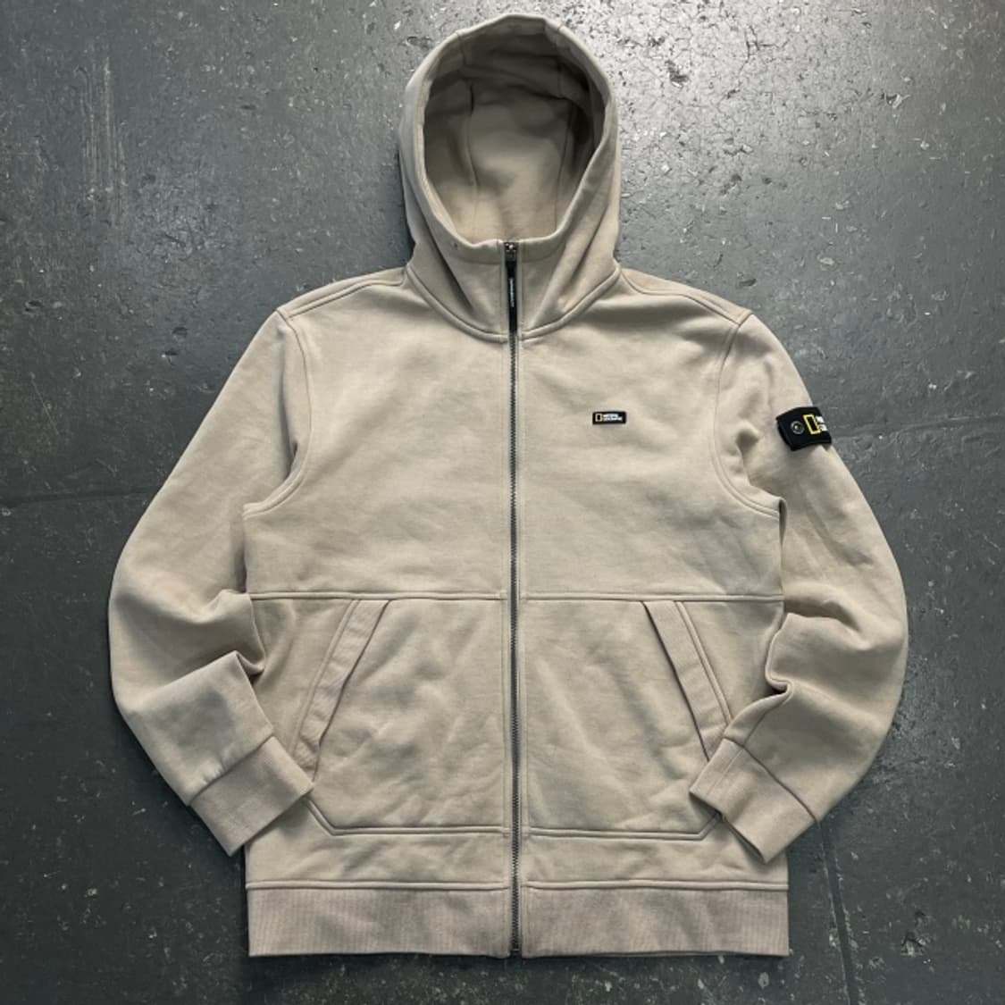 100 내셔널지오그래픽 와펜 후드집업  상품이미지1