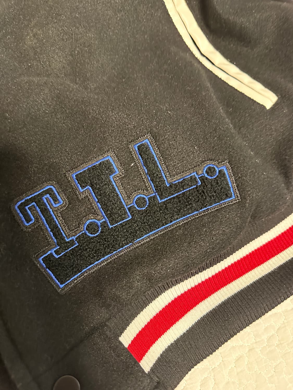 급처] 스투시 아워레가시 데님티어스 바시티 L 극미중고 싸게 판매!!! 상품이미지6