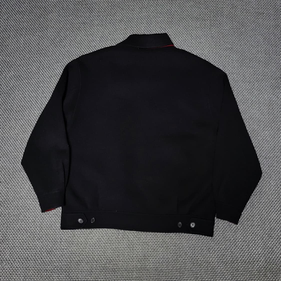 입생로랑 레드안감 내피 탈부착 모직 블루종 자켓 (95-100) 상품이미지3