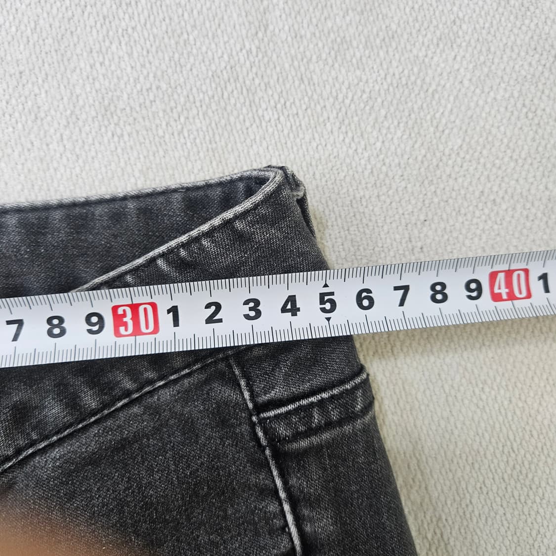 26 게스 흑청 스키니 데님 팬츠 0303Y 상품이미지5