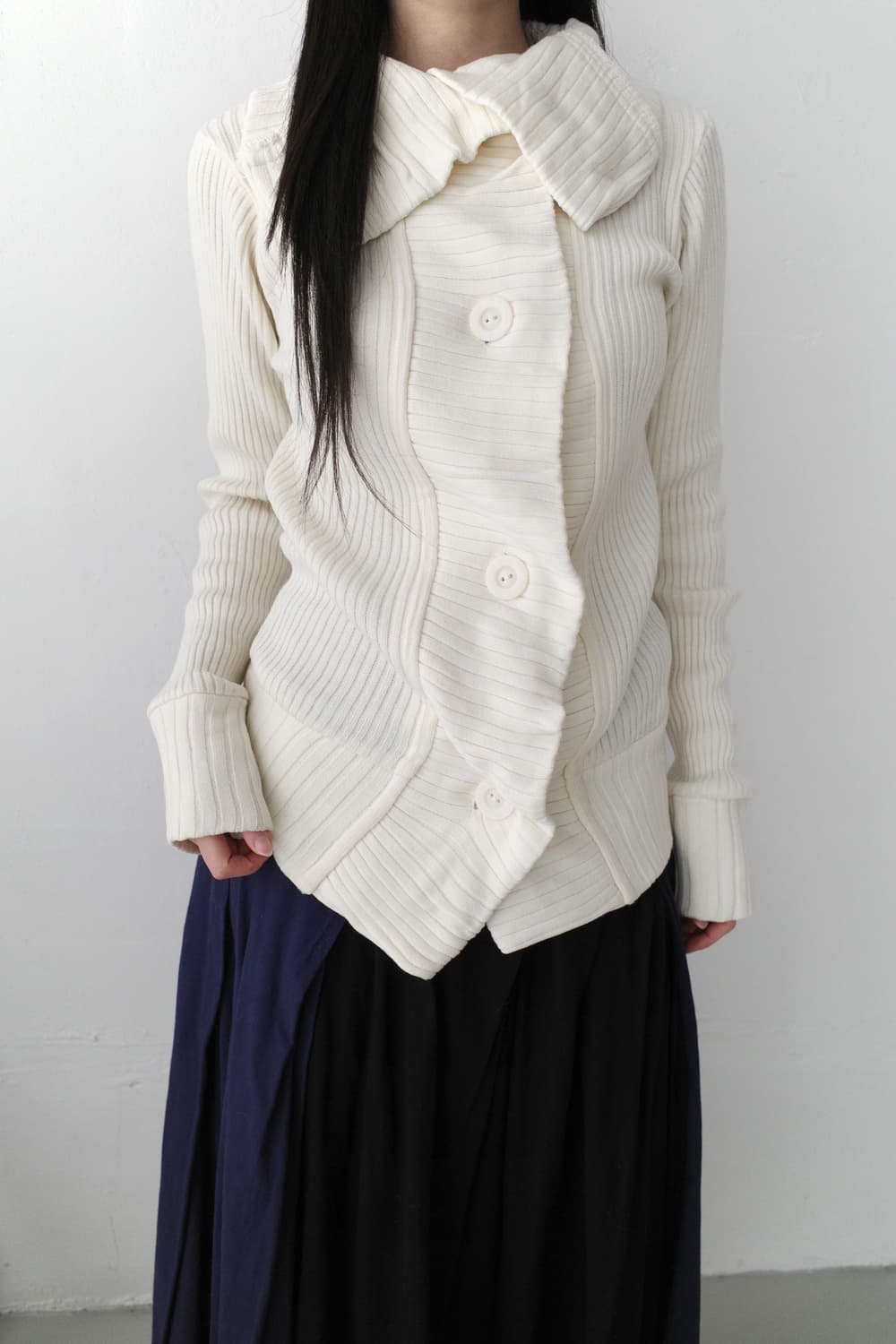 button collar cardigun 상품이미지5