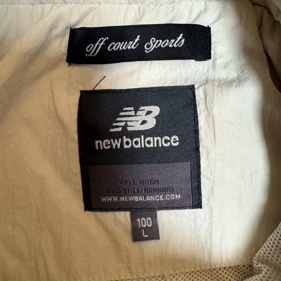 뉴발란스 트랙 자켓 L 100 남녀공용 상품이미지3