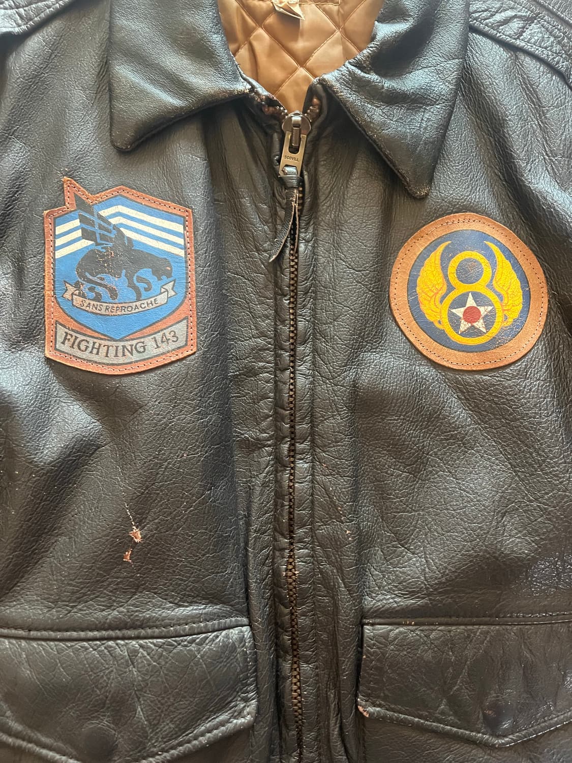 70s 80s L.L Bean G-1 Leather Jacket 상품이미지4