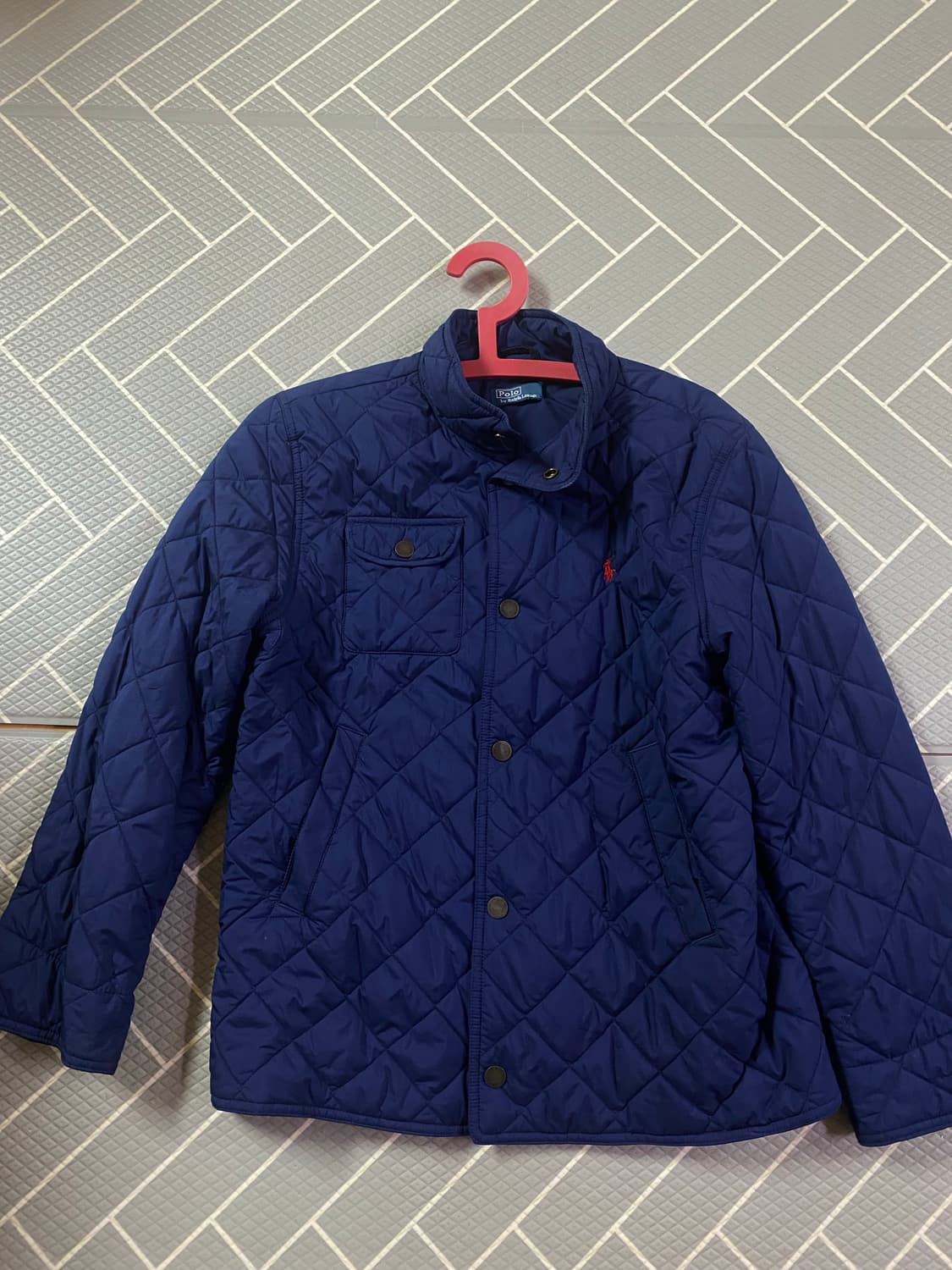 폴로퀼팅 남색 상품이미지1