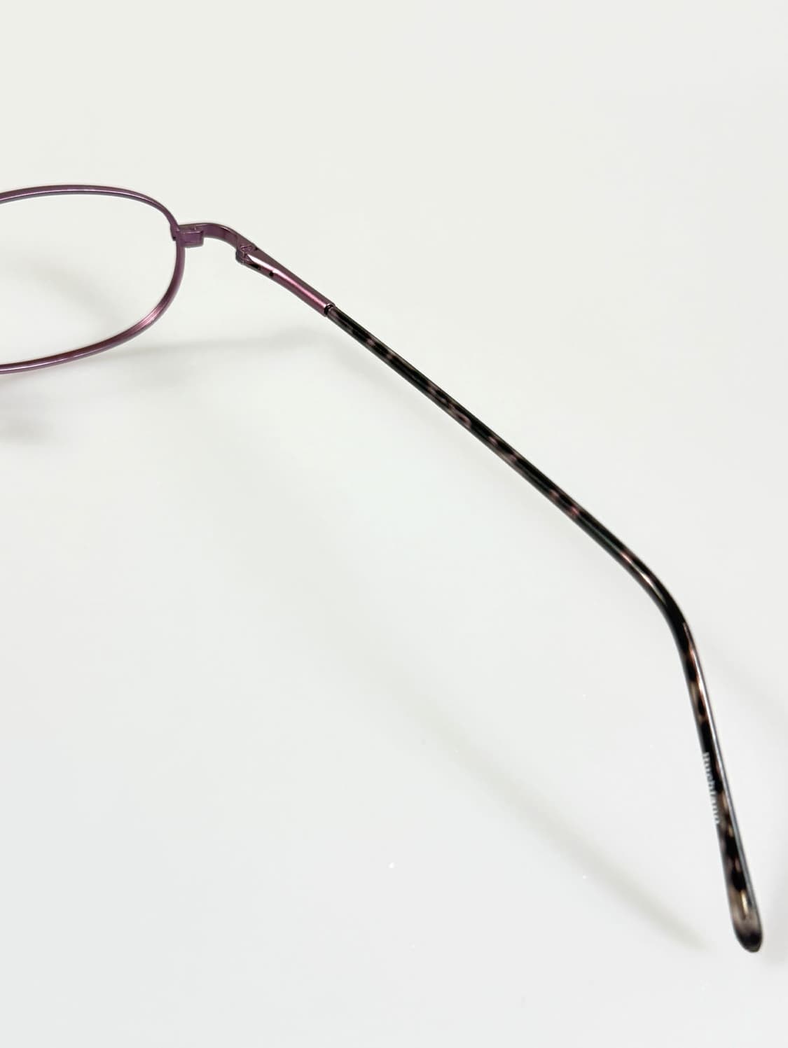 RUCHIANO 라이트 핑크 슬림 스퀘어 메탈 빈티지 안경 상품이미지6