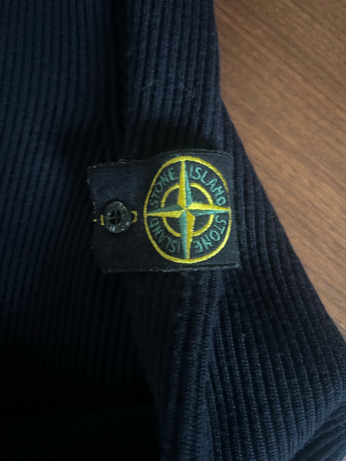 스톤아일랜드 리브드 니트 네이비 집업 (L) 상품이미지3