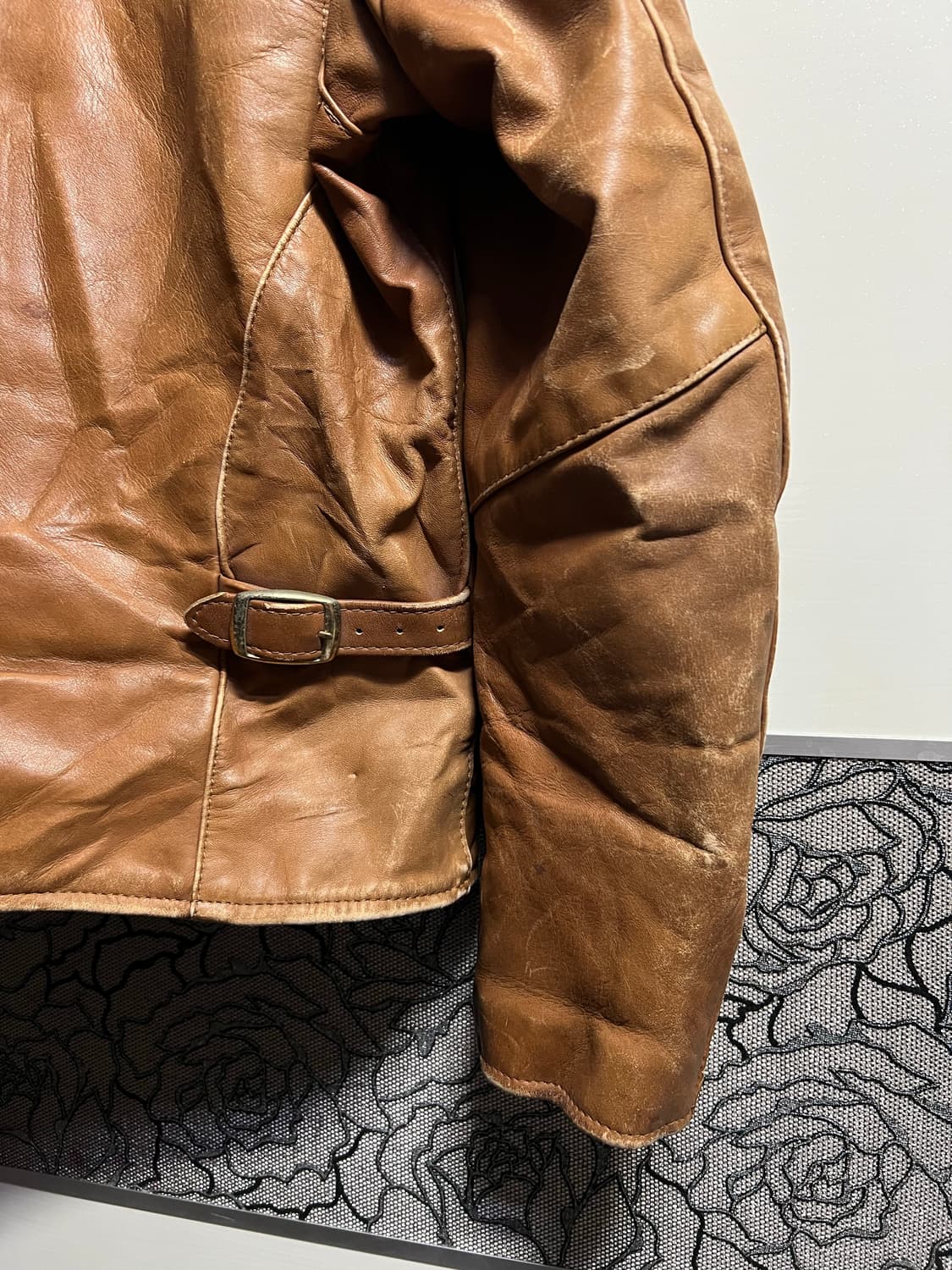 빈티지 Vanson 밴슨 소가죽 스포츠 레더 자켓 상품이미지9