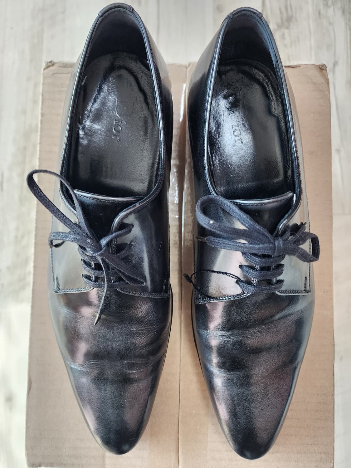 Dior 디올 더비 슈즈 팜. 9E(270~275)사이즈 구두 상품이미지3