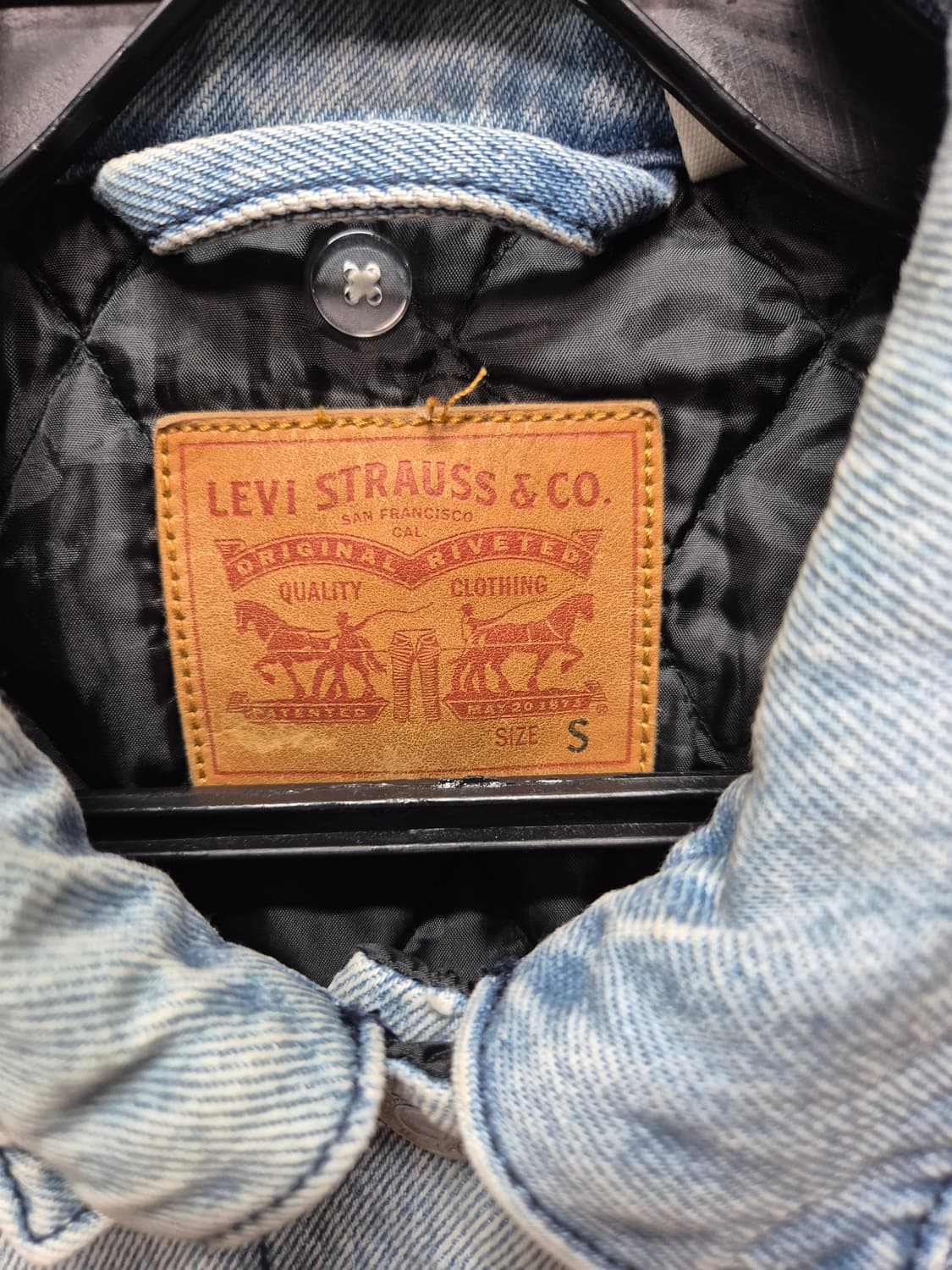 리바이스 트러커 자켓 안감누빔 상품이미지3