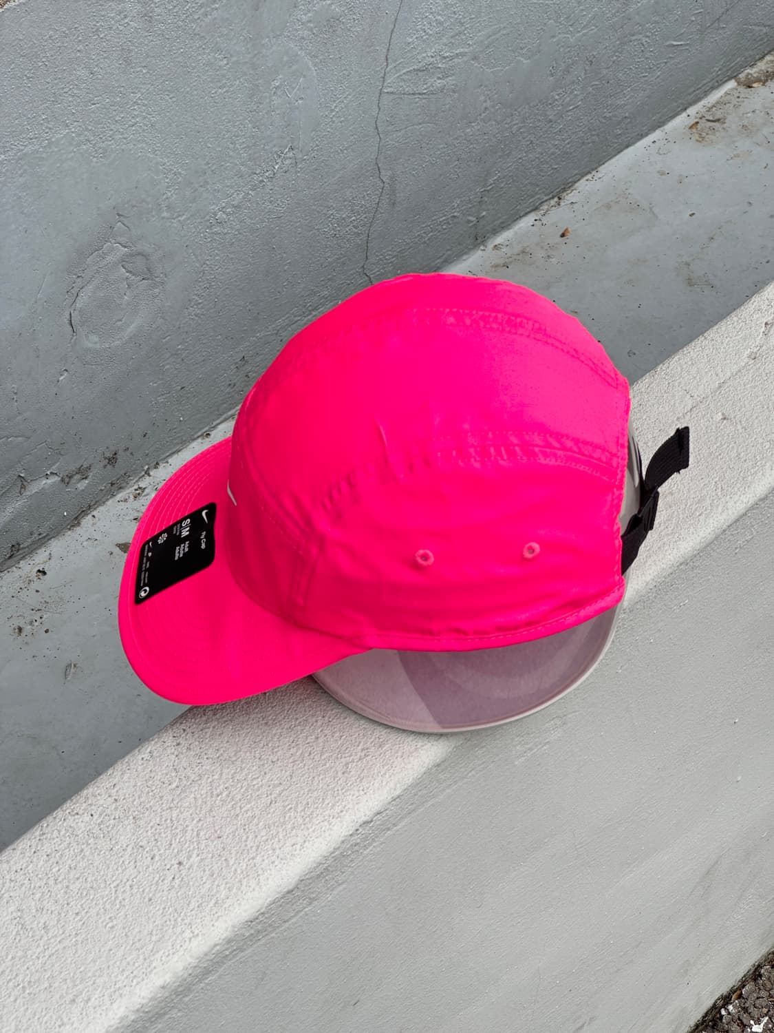 (새상품) [S-M] 나이키 플라이 캡 핑크 러닝 모자 상품이미지3