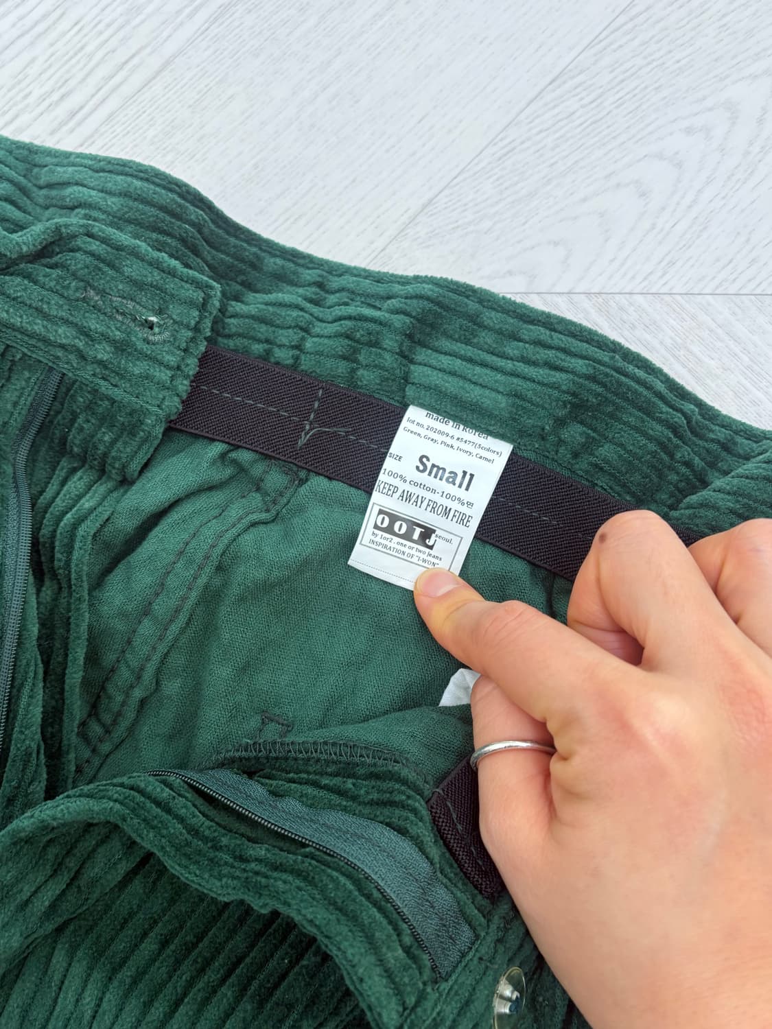 OOTJ 코듀로이팬츠 골덴바지 상품이미지3