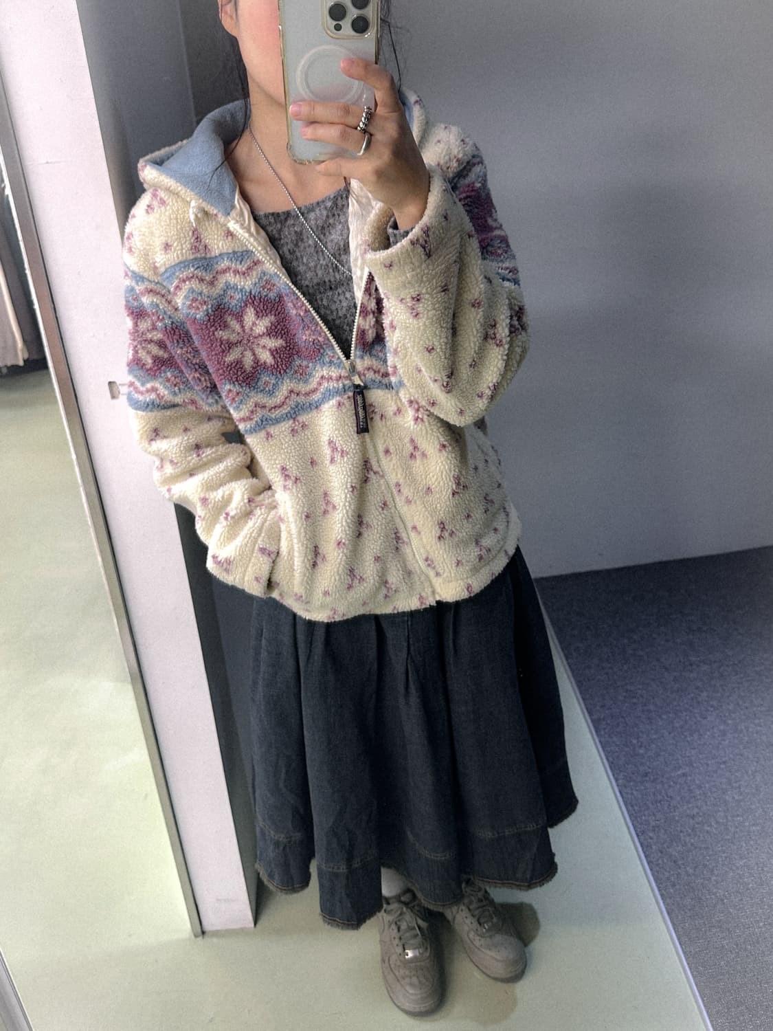 snowflake fleece hd jacket 상품이미지2