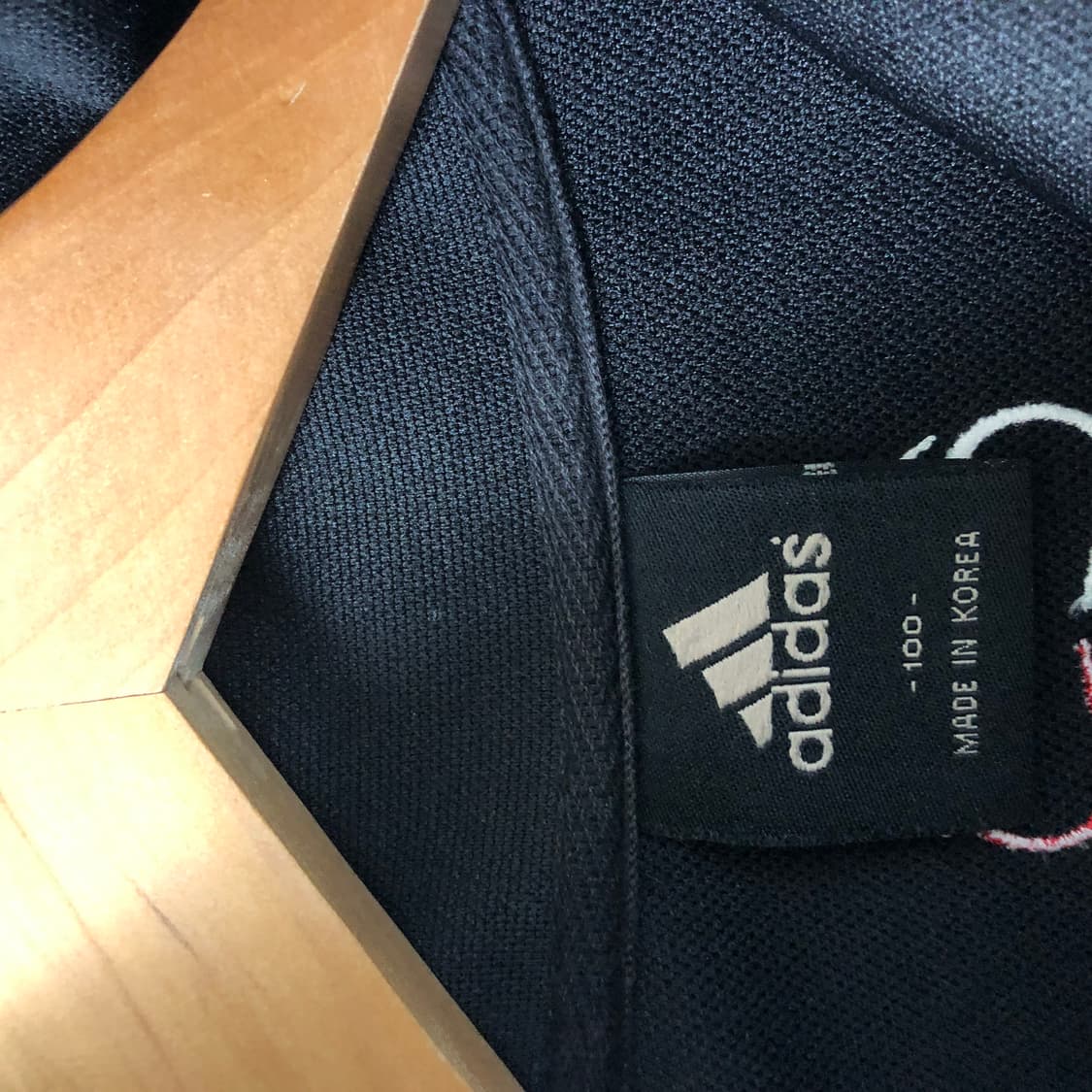 아디다스 빈티지 올드스쿨 3stripes 져지 검흰빨 상품이미지7