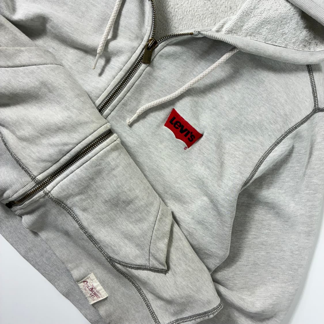 Levi's  리바이스 백그래픽 그레이 후드집업  상품이미지5