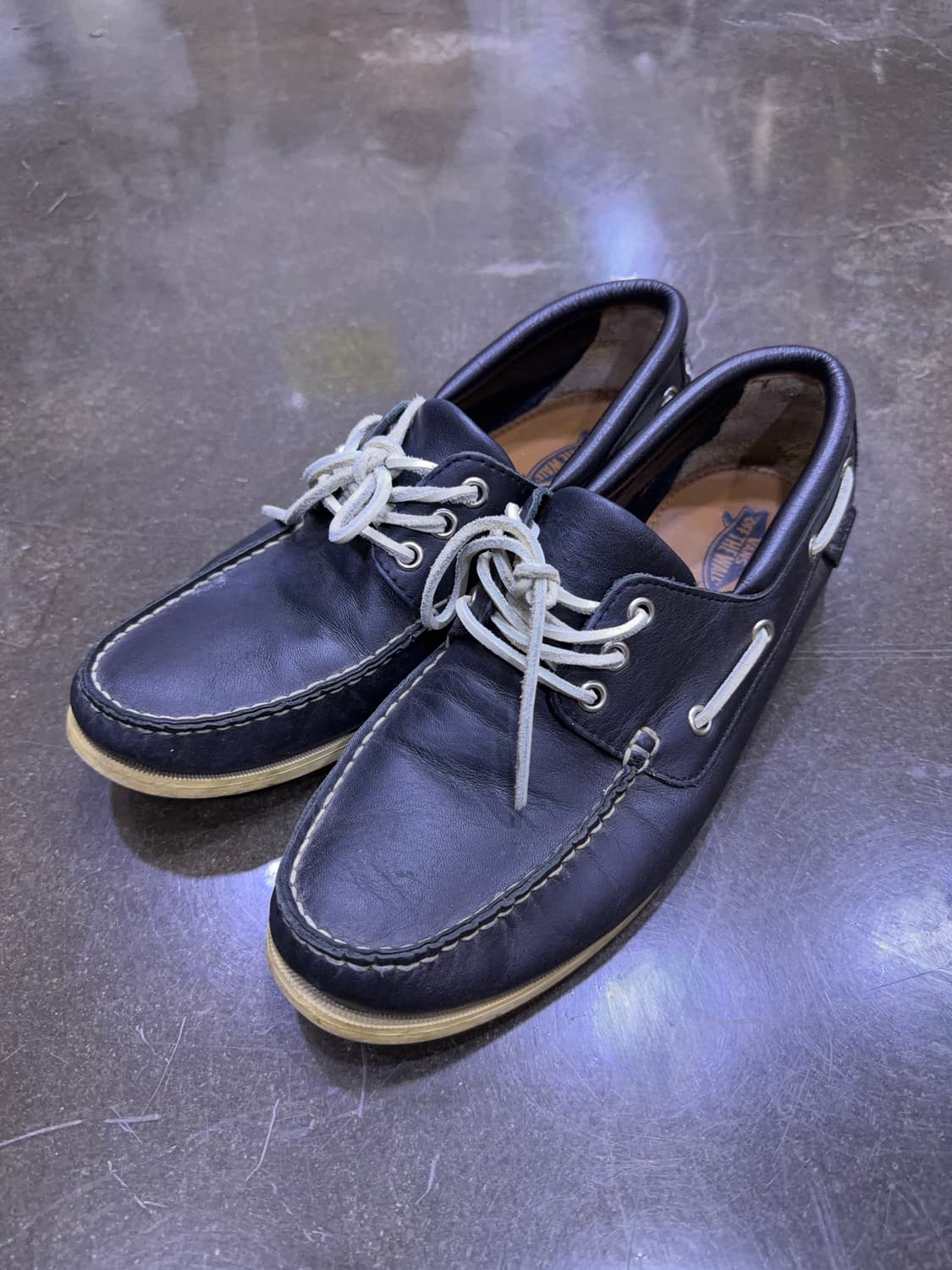 반스 캐쥬얼 보트슈즈 네이비 265 상품이미지1