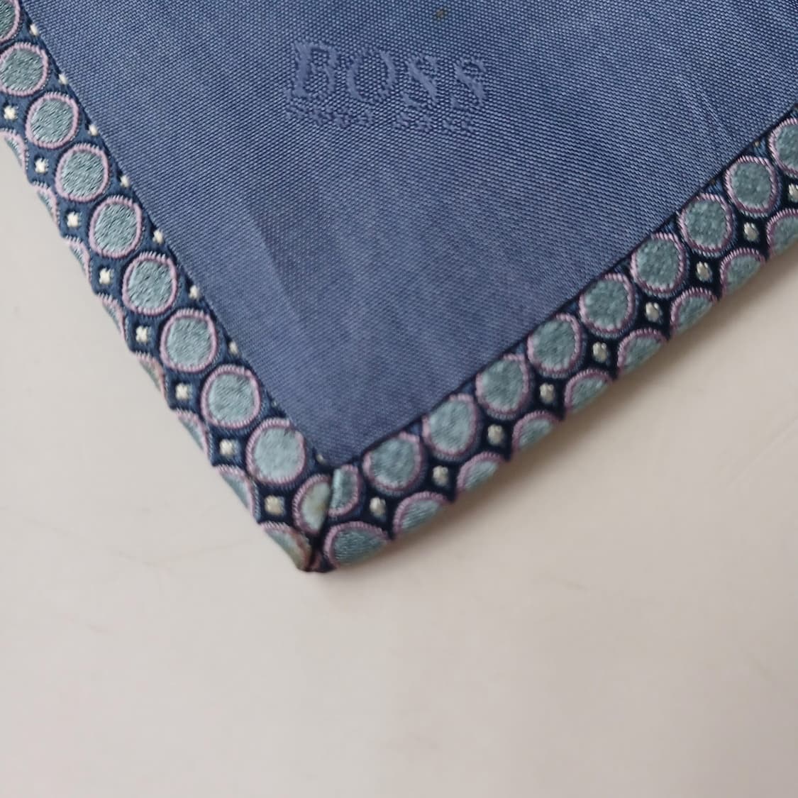 휴고보스 실크 블루 자카드 넥타이 8.4cm A~A+등급 E737 상품이미지8