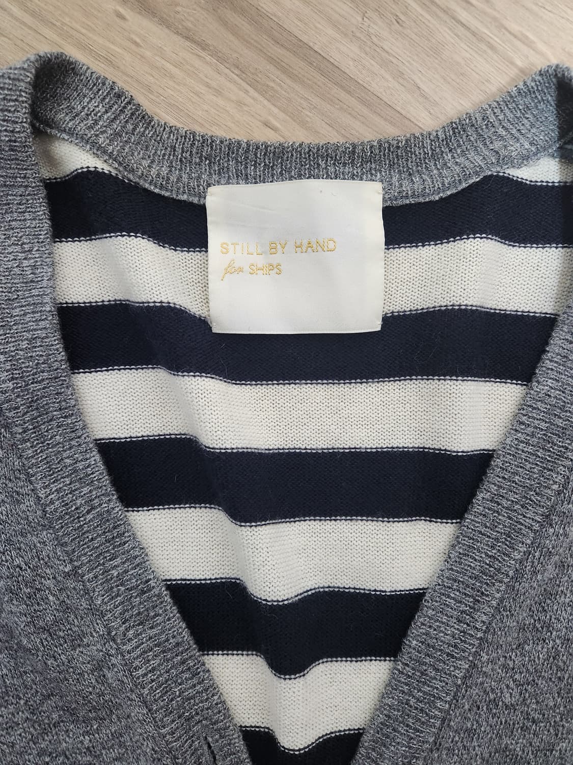 Still by Hand for SHIPS stripe cardigan 상품이미지3