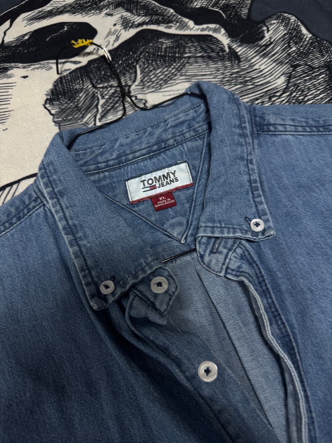 타미힐피거 데님셔츠 XL사이즈  상품이미지3