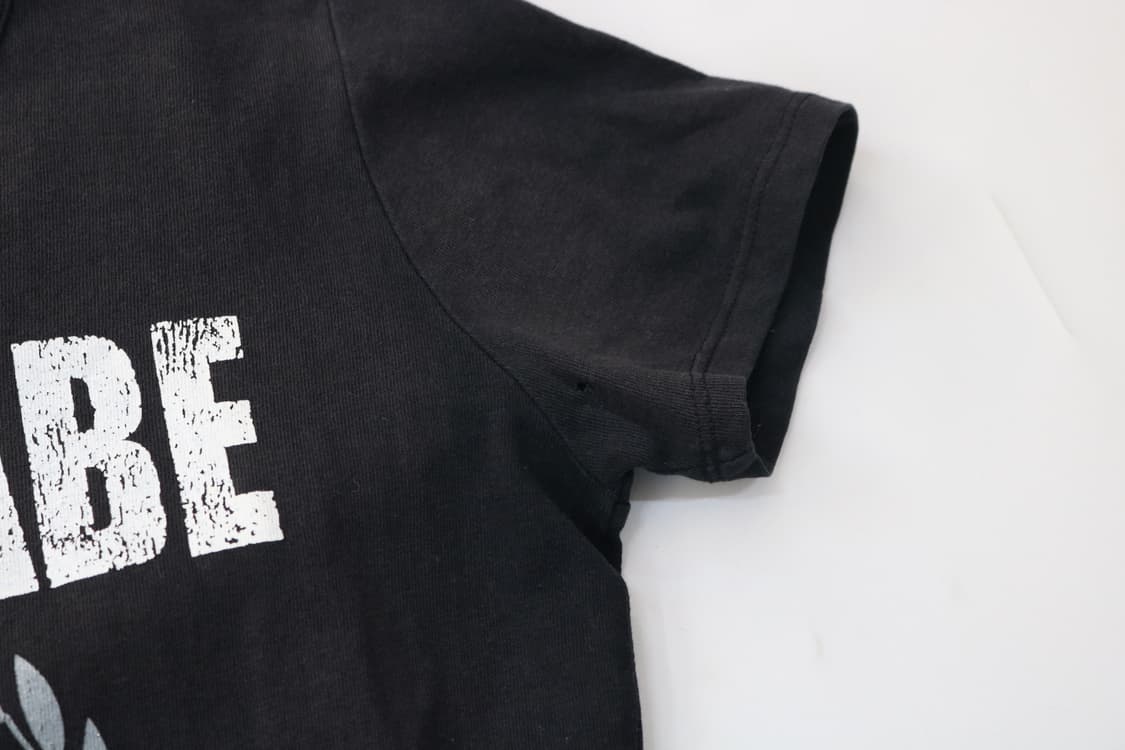 Marvy Jet 마비제트 빈티지 워너비 그래픽 블랙 반팔 티셔츠 (M) 상품이미지4